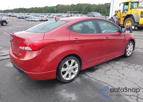 2013 Hyundai Elantra Limited z USA, uszkodzony, nr VIN KMHDH4AE8DU696578